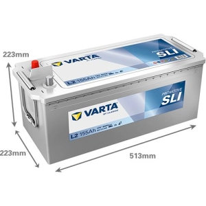 VARTA PROMOTIVE SLI L2 12V 155Ah 900A L+ 655013090K182