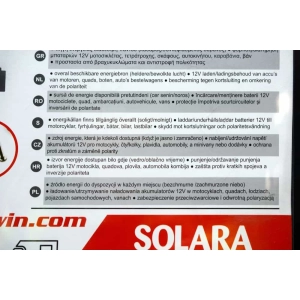 Prostownik solarny SOLARA 5.0 12V 0,3A 807584