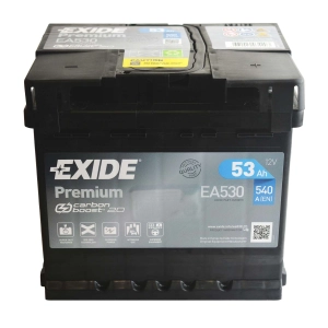 Exide Premium 53Ah 540A P+ EA530