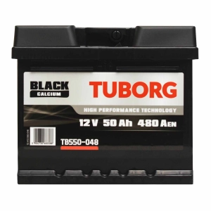 TUBORG BLACK CALCIUM 12V 50AH 480A TB550-048