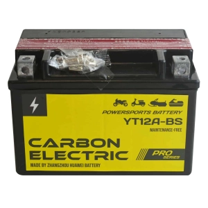 CARBON ELECTRIC YT12A-BS 12V 9,5Ah 130A L+