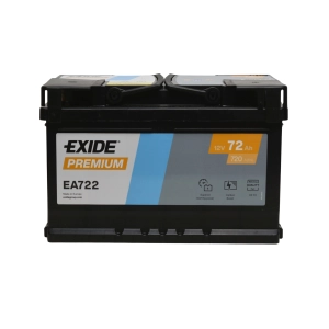 Exide Premium Carbon Boost 72Ah 720A EA722