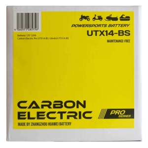 CARBON ELECTRIC YTX14-BS 12V 12Ah 200A L+