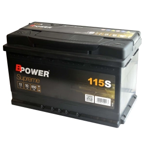 BPOWER SUPREME 115S 92Ah 850A 12V P+ W14 P42
