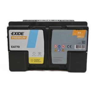 EXIDE EA770 12V 77Ah 760A