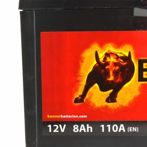 Banner Bike Bull YTX9-BS 508 12 AGM 8Ah 110A