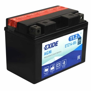 EXIDE ETZ14-BS / YTZ14-BS / YTZ14S-BS 12V 11Ah 205A L+