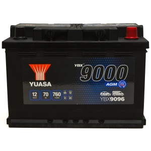 YUASA YBX 9096 AGM 12V 70Ah 760A START-STOP 69Ah 5