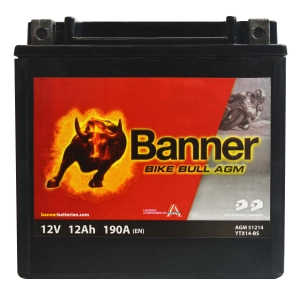 BANNER YTX14-BS AGM 12Ah 190A 12V L+ ETX14-BS