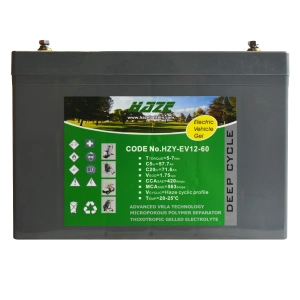HAZE HZY EV 12-60 12V 75Ah GEL 1
