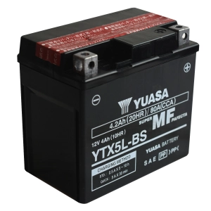 YUASA YTX5L MF (AGM) 4,2Ah 80A 12V P+ CP K5