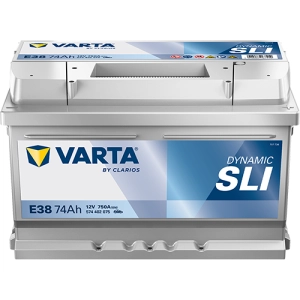 VARTA  E38 12V 74Ah 750A 574402075