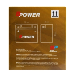 BPower Supreme GEL GTZ10S 12V 8,6Ah 190A / YTZ10S