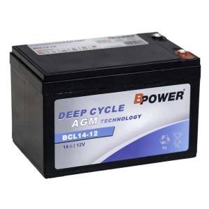 BPOWER BCL14-12 14Ah 12V L+ AGM DEEP CYCLE