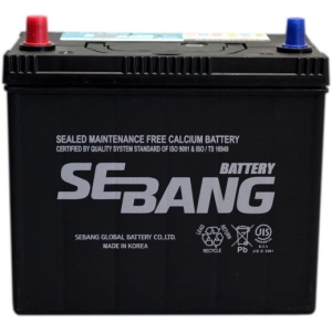 Sebang SMF 55B24R akumulator samochodowy 1 32B24L, 32C24L,34B19L,32C24R,32B24R,34B19R,46B24R,46B24L, 55B24L,46B24L,55B24