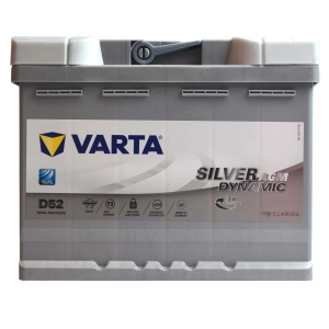 VARTA START-STOP D52 SILVER AGM akumulator samochodowy 1