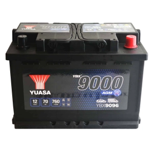 YUASA YBX 9096 AGM 12V 70Ah 760A START-STOP 69Ah 5