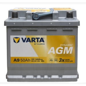 VARTA A9 12V 50Ah 540A AGM 550901054