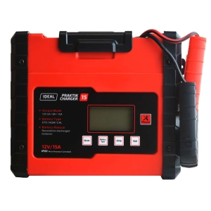 IDEAL PRAKTIK CHARGER 15 LCD 12V 15A