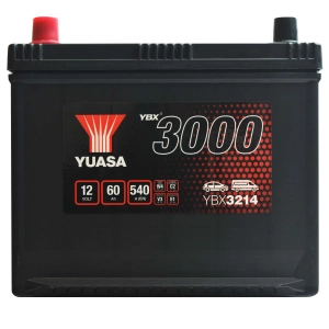 Yuasa YBX 3214 Hummer Caddilac 12V 60Ah 540A L+