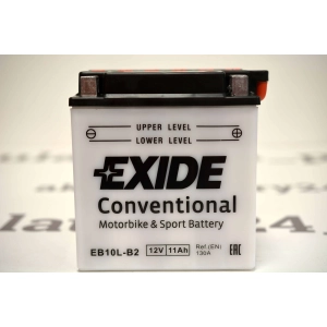 EXIDE EB10L-B2 / YB10L-B2 12V 11Ah 130A P+