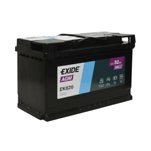 EXIDE EK820 Start-Stop AGM 12V 82Ah 800A ek 820