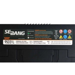 Sebang SMF 95D31L akumulator samochodowy 5
