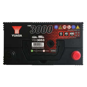 Yuasa YBX 3053 akumulator samochodowy 32B24L 32C24L,34B19L,32C24R,32B24R,34B19R,46B24R,46B24L, 55B24L,46B24L,55B24L
