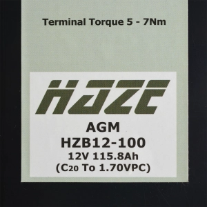 HAZE HZB12-100 AGM 100Ah 12V