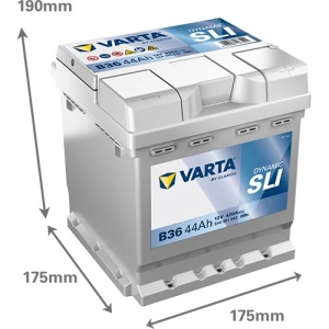 VARTA DYNAMIC SLI B36 12V 44Ah 420A P+ 544401042