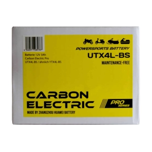 CARBON ELECTRIC UTX4L-BS YTX4L-BS 12V 3Ah 40A P+