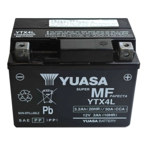 YUASA YTX4L MF (AGM) 3,2Ah 50A 12V P+ CP K5