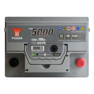 Yuasa YBX 5075 12V 60Ah 640A YBX5075