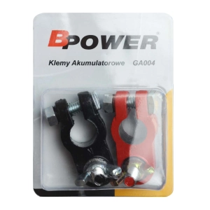 Klemy akumulatorowe Bpower GA004 typ Marine komplet +/- K10