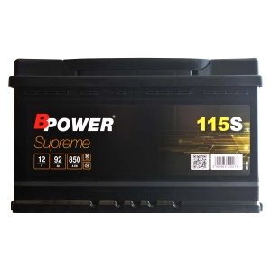 BPOWER SUPREME 115S 92Ah 850A 12V P+ W14 P42