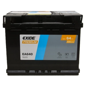 EXIDE EA640 12V 64Ah 640A