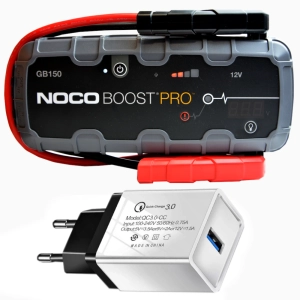 NOCO GB150 BOOST PRO JUMP STARTER 12V 3000A GB 150 + ŁADOWARKA SIECIOWA GRATIS od reki