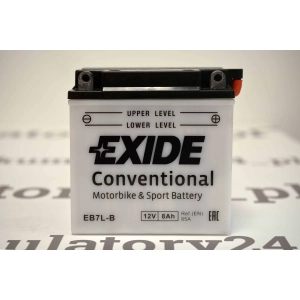 EXIDE YB7L-B / EB7L-B 12V 8Ah 85A P+
