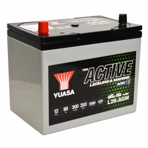YUASA ACTIVE Leisure & Marine L26-AGM 90Ah 300A 1080W