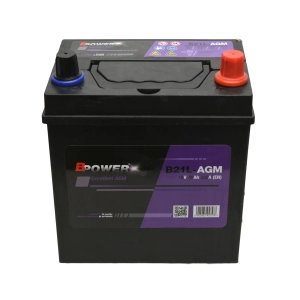 BPOWER B21L-AGM 12V 40AH 330A P+ HJ-S34B20L TOYOTA PRIUS HYBRID