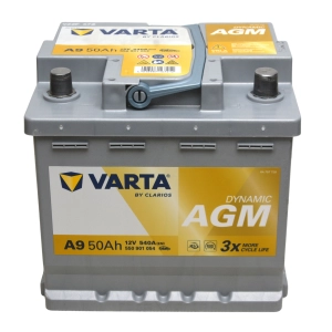 VARTA A9 12V 50Ah 540A AGM 550901054