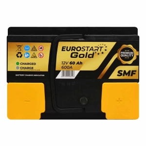EUROSTART GOLD EG60 SMF 12V 60Ah 600A+P L2B