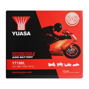 YUASA YT19BL MF (AGM) 19Ah 170A 12V P+ CP K3