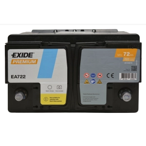 Exide Premium Carbon Boost 72Ah 720A EA722