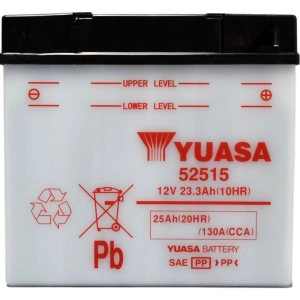 YUASA 52515 12V 25Ah 247A P+ akumulator motocyklowy 1