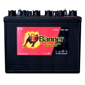 BANNER TRACTION BULL BLOCK GIS DC 1275 12V C5-120Ah C20-150Ah T-1275 Trojan T1275