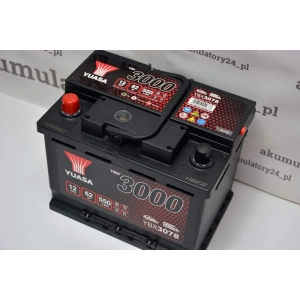 Yuasa YBX 3078 12V 62Ah 550A L+
