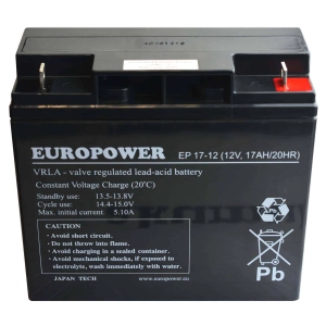 EUROPOWER EP 17-12 akumulator agm 2