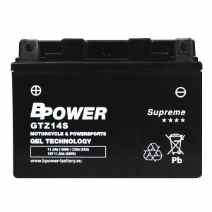 BPower Supreme GEL GTZ14S 12V 11,2Ah 230A / YTZ14S