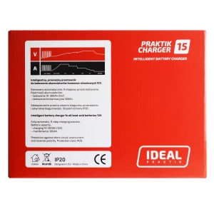 IDEAL PRAKTIK CHARGER 15 LCD 12V 15A